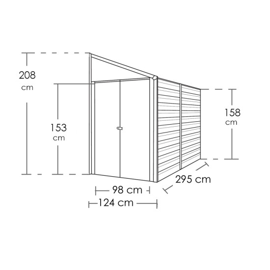 SpaceMaker vrtna uta 4x10