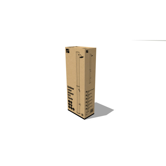Solarni vrtni tuš Spade 60l Solarni vrtni tuš Spade 60l