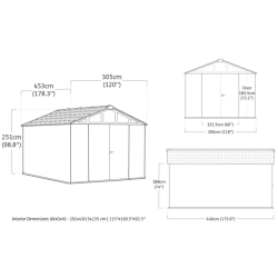 KETER vrtna uta Stronghold 10x15