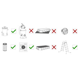 Bazen Steel Pro MAX 404x201x100 cm z vzorcem sivega marmorja s kartušno filtrsko črpalko Bazen Steel Pro MAX 404x201x100 cm z vzorcem sivega marmorja s kartušno filtrsko črpalko