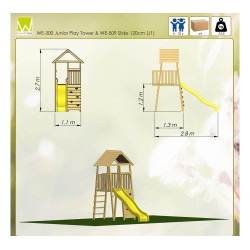 Lesena hišica za igranje Falke Lesena hišica za igranje Falke