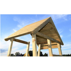 Lesena hišica za igranje Panda Lesena hišica za igranje Panda