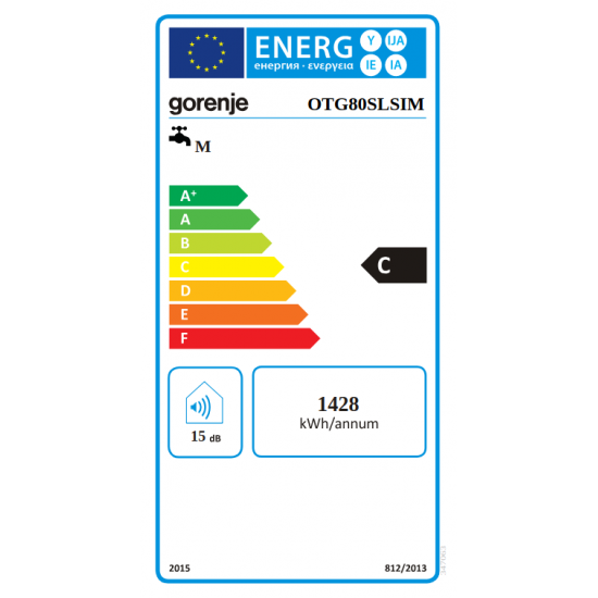 Gorenje ovalni grelnik vode OTG80SLSIM Gorenje ovalni grelnik vode OTG80SLSIM
